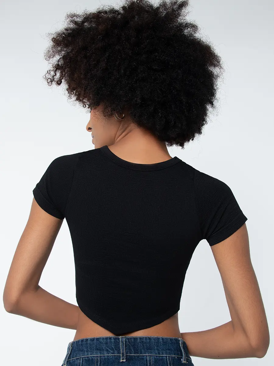 Camiseta Crop - Taxi