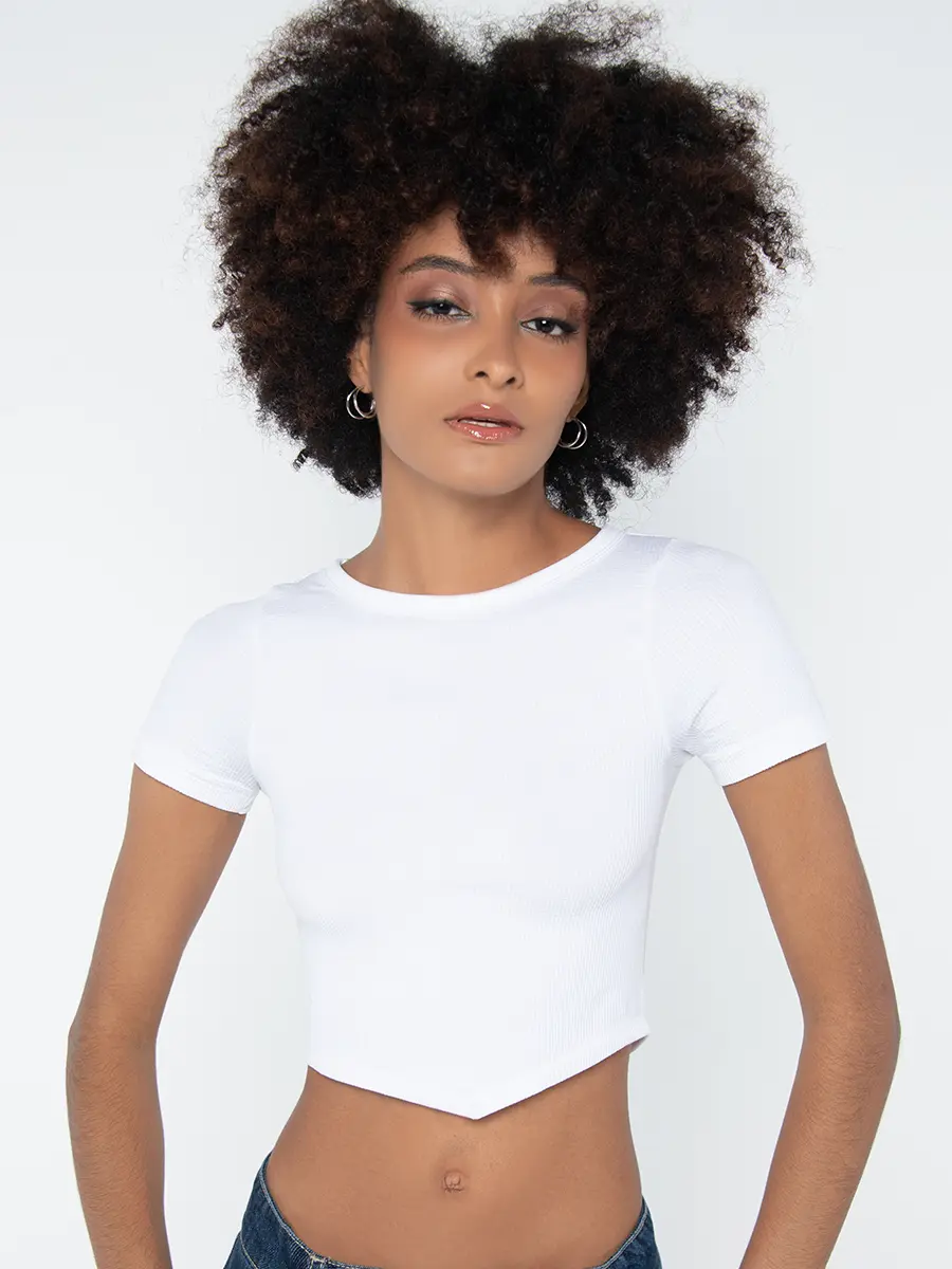 Camiseta Crop - Taxi