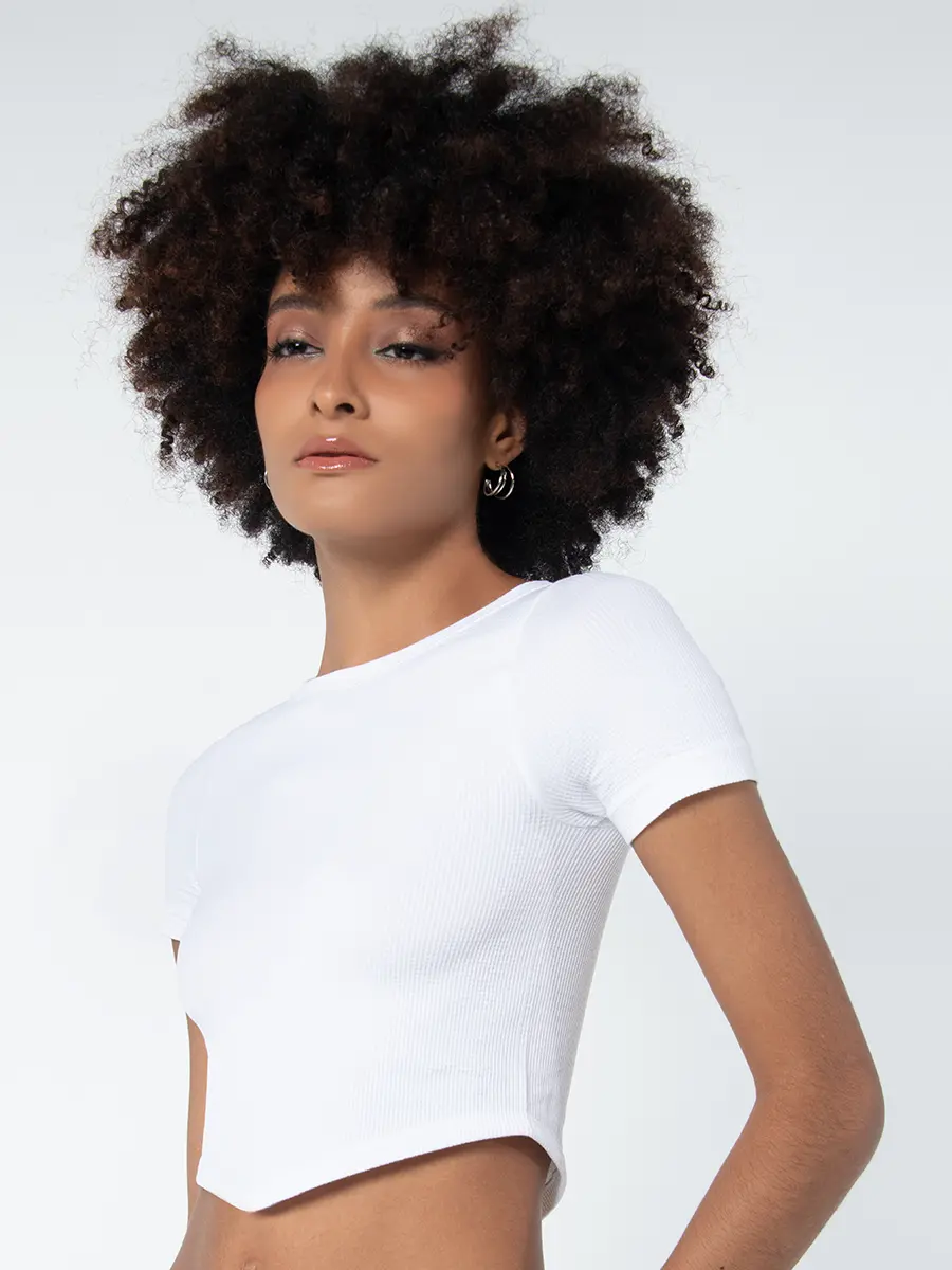 Camiseta Crop - Taxi