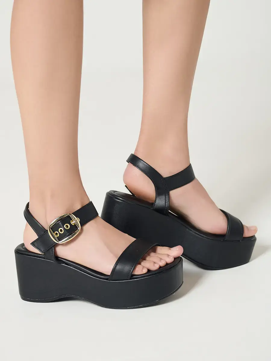 Sandalia con plataforma
