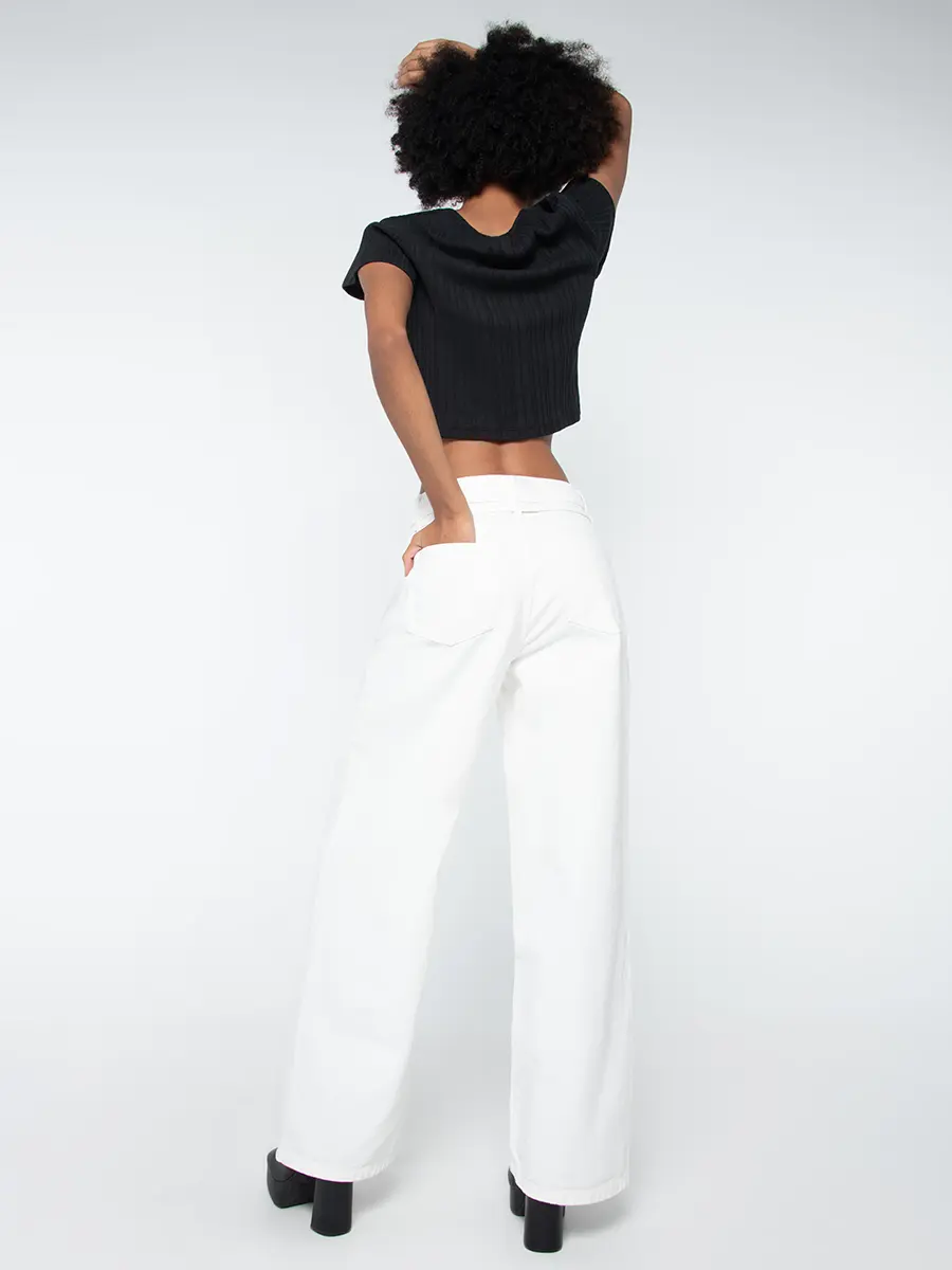 Pantalón Wide Leg - Taxi