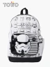 Totto - Mochila Infantil Star Wars Stormtrooper | Blanco