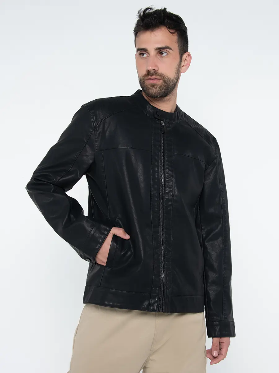 Only & Sons - Chaqueta Efecto Piel