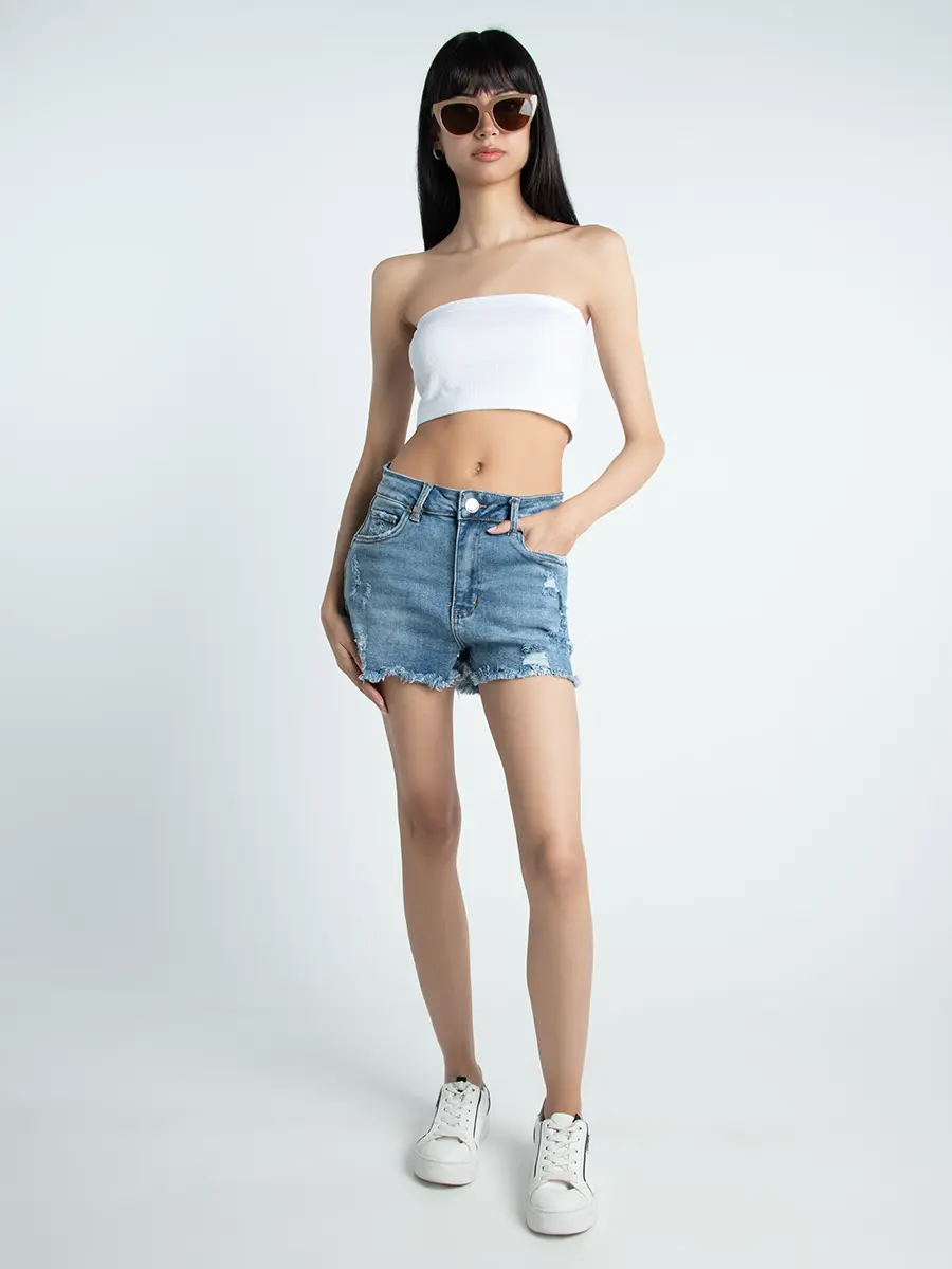 Bebe - Short Jean con rotos