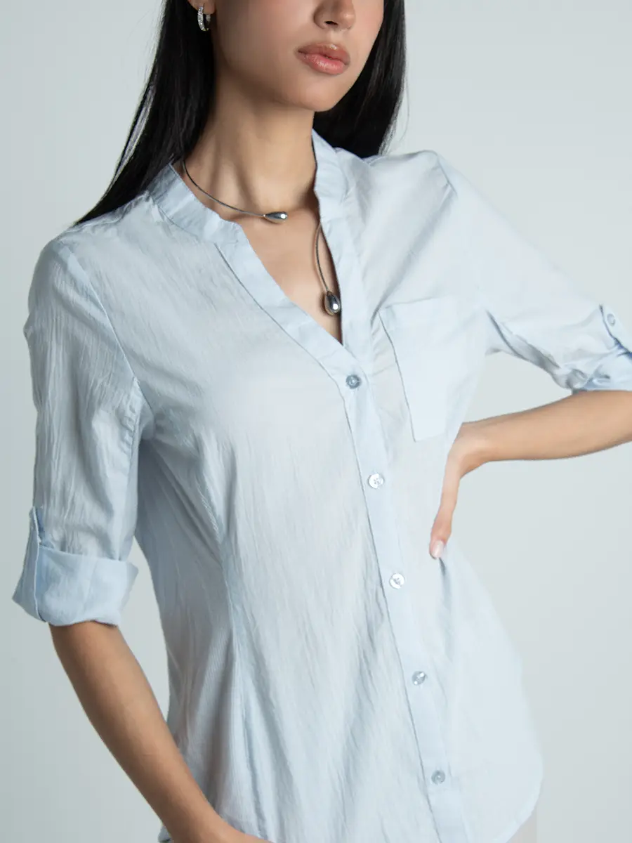 Blusa cuello en V