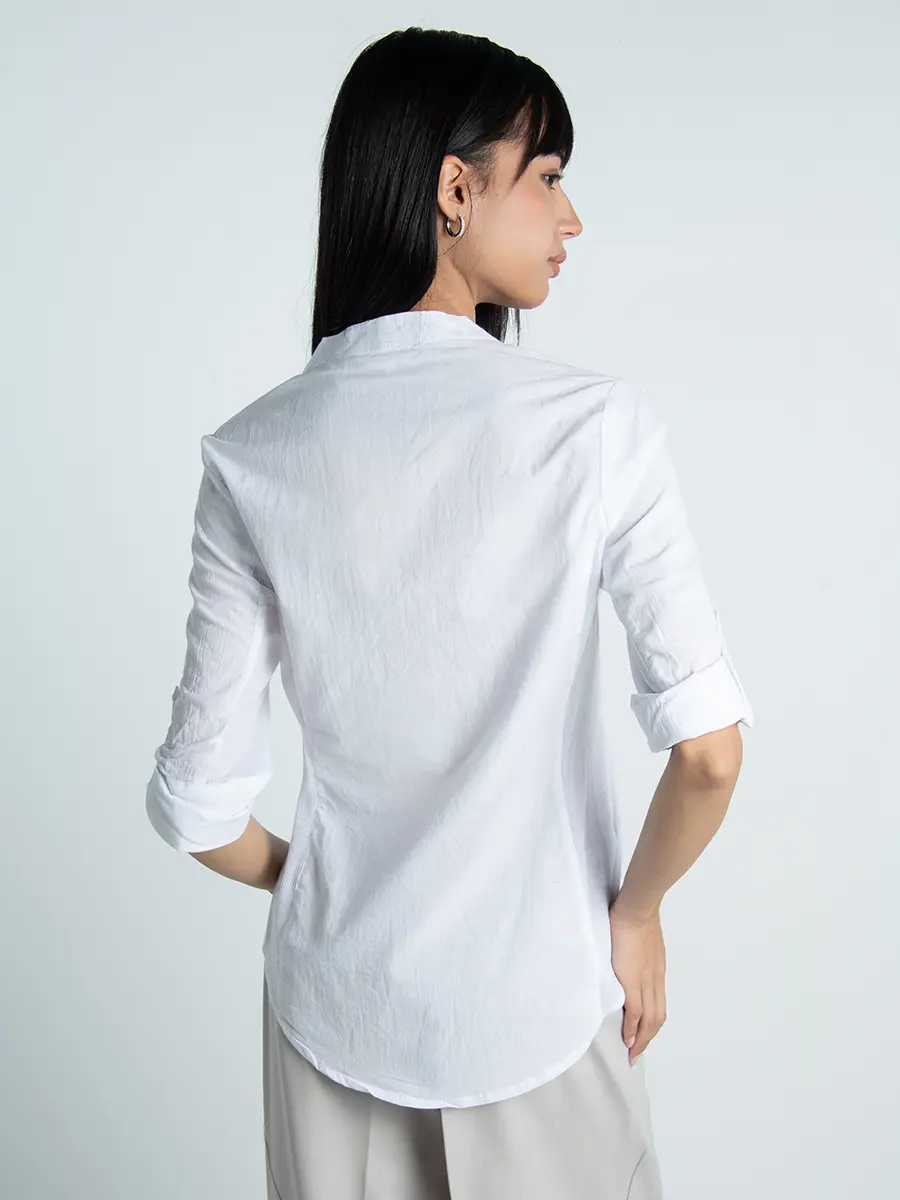 Blusa cuello en V