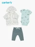 Carter's - Set Pack X3 Buzo + Body + Pantalón