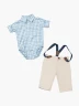 Carter's - Conjunto Camisa + Pantalón con Tirantes