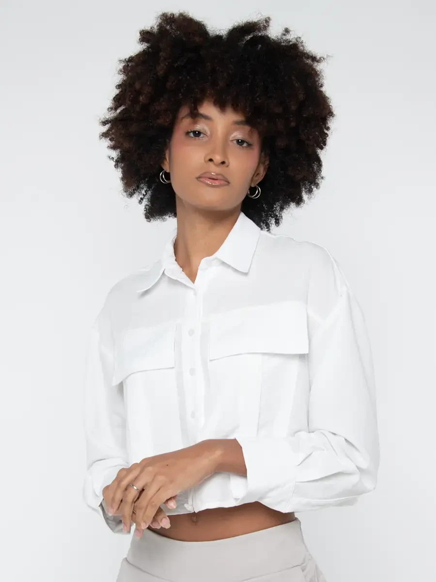 Blusa Crop - Taxi