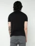 Camiseta Negra con Estampado Gráfico - Navigare