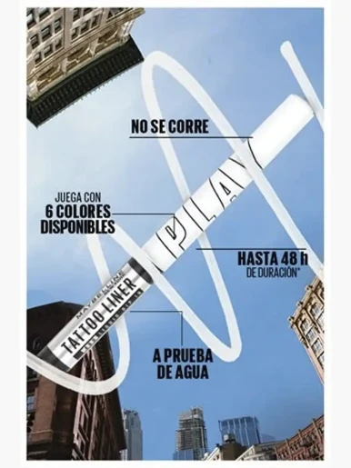 <em class="search-results-highlight">Maybelline</em> - Delineador Líquido Tattoo Liner Defend