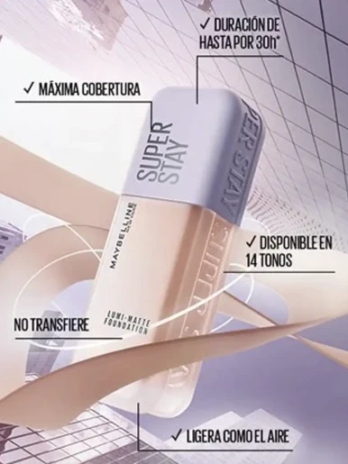 <em class="search-results-highlight">Maybelline</em> Base Líquida SuperStay Lumi Matte 128