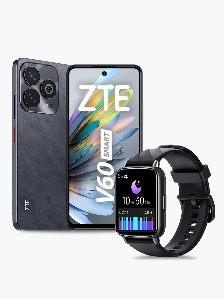 Combo Celular ZTE V60 256G + Smartwatch Watch Live 3