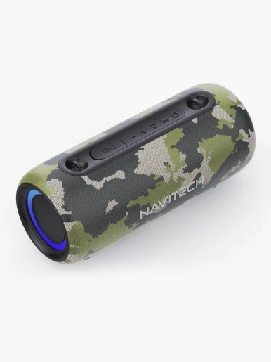 Parlante Navitech EX10 Bluetooth Portátil IPX5 | Verde Army