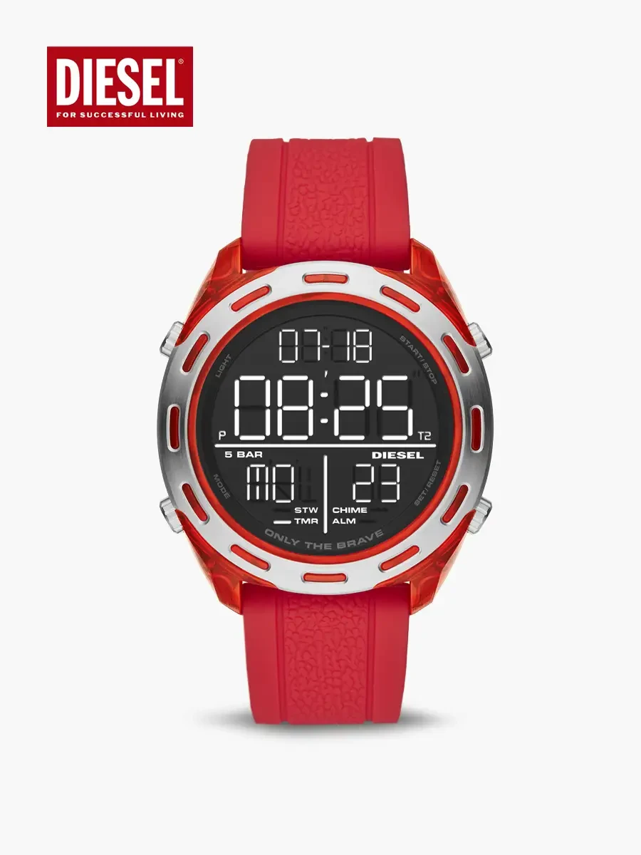 Reloj Diesel Crusher | Rojo
