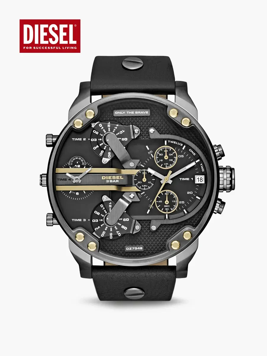 Reloj Diesel Mr. Daddy 20 | Negro con Marrón Oscuro