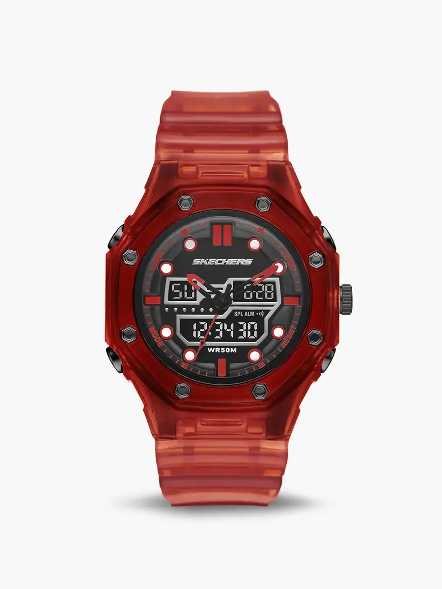 Reloj Digital Skechers Matfied | Rojo