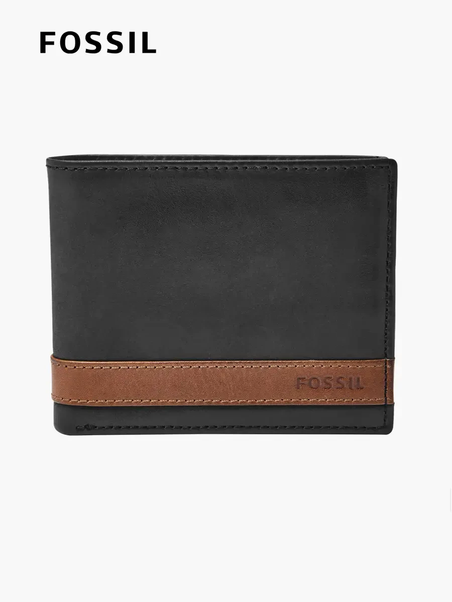 Billetera Fosil Quinn ML3644001 | Negro