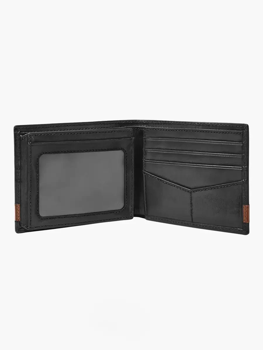 Billetera Fosil Quinn ML3644001 | Negro