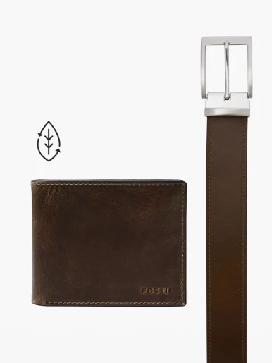 Set Fossil Billetera Derrick MLG0658201 | Café