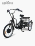 Bicicleta Eléctrica Ebike Ecomove Tryka | Negro