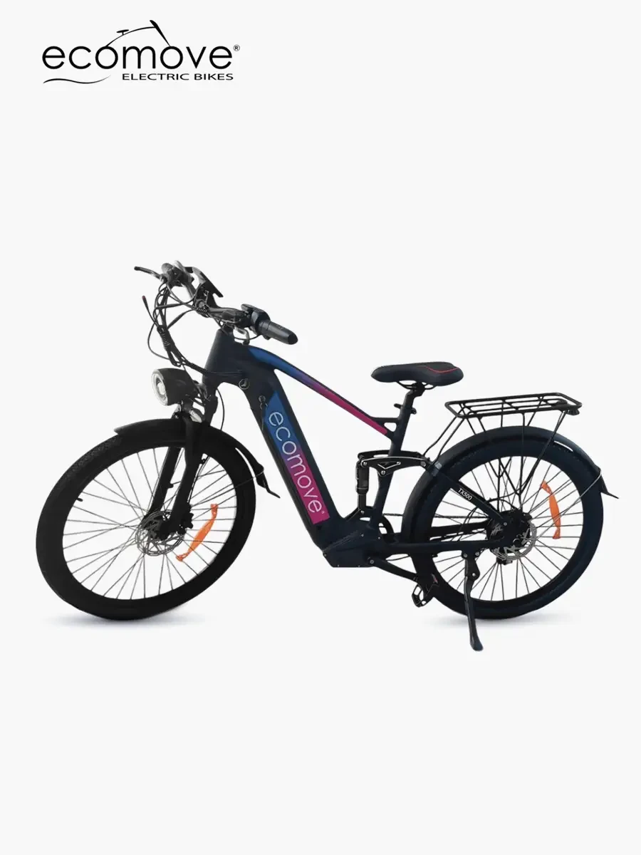 Bicicleta Eléctrica Ebike Ecomove TX350 | Negro