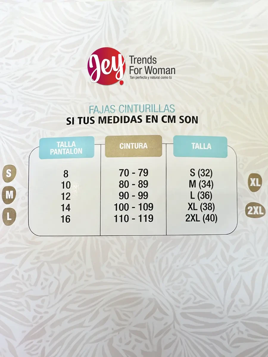 Jey – Chaleco Cinturilla Reloj de Arena