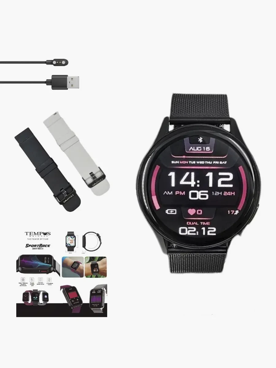 Smartwatch Yess Sportforce | Negro
