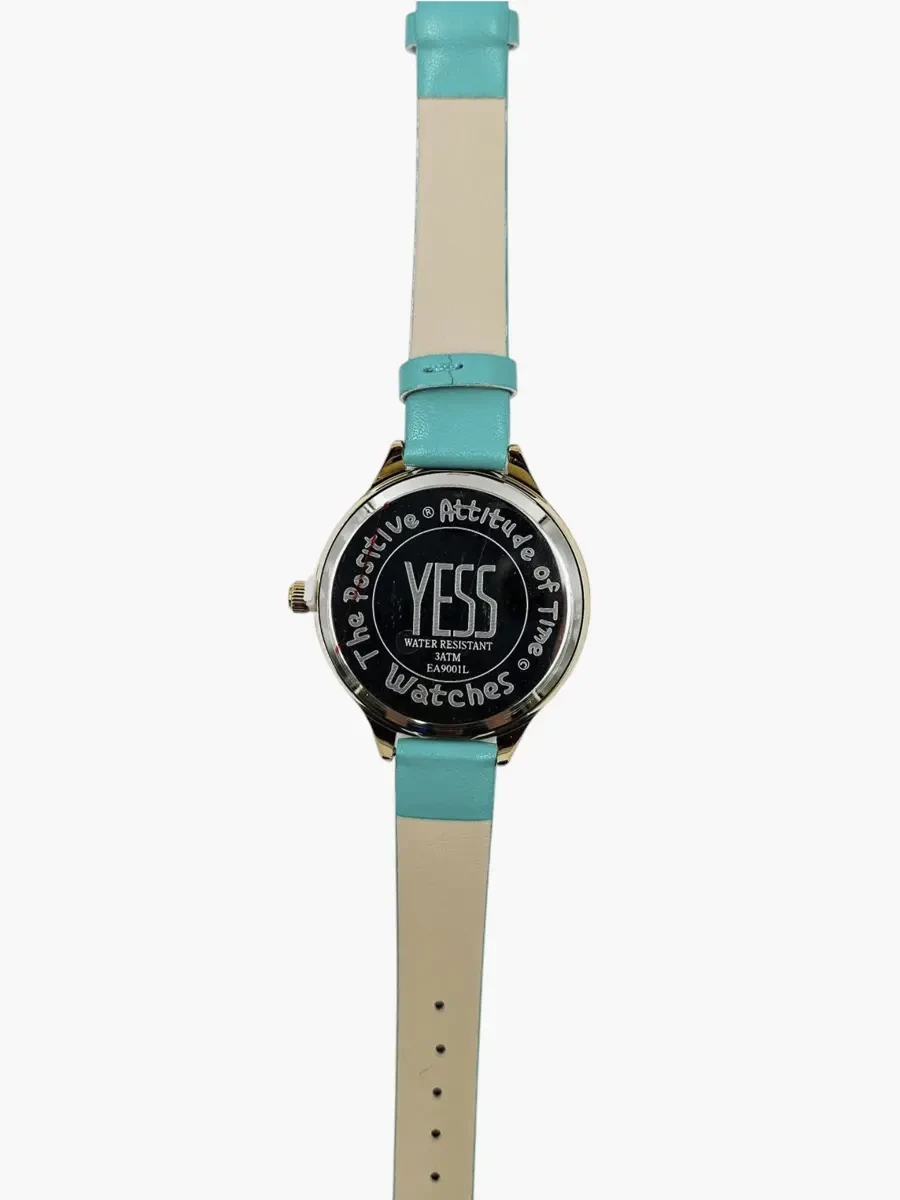 Reloj Yess Análogo de Cuero | Turquesa
