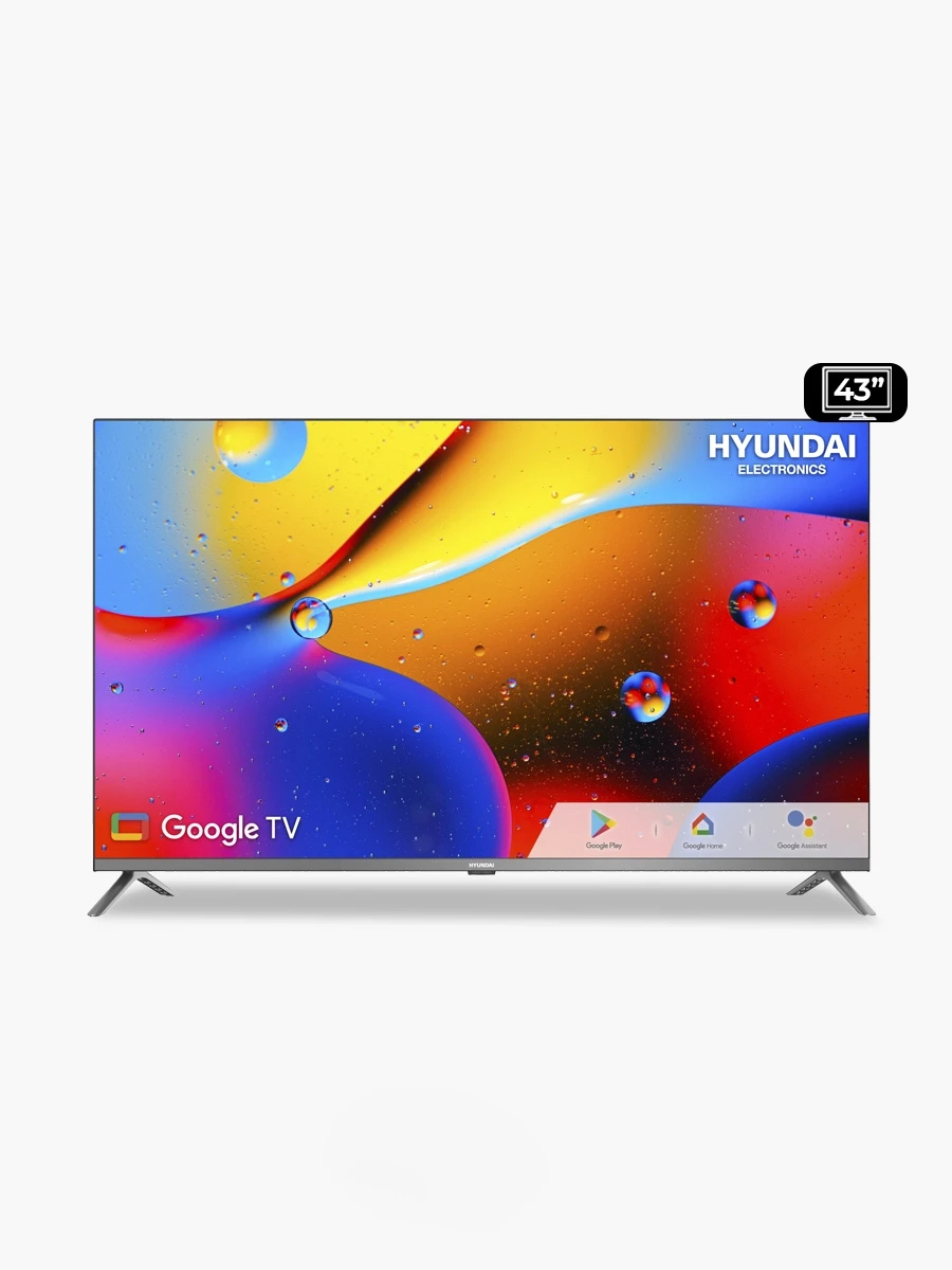 Combo Smart TV HYUNDAI 43" Google TV + Parlante XBOSS BD-8000