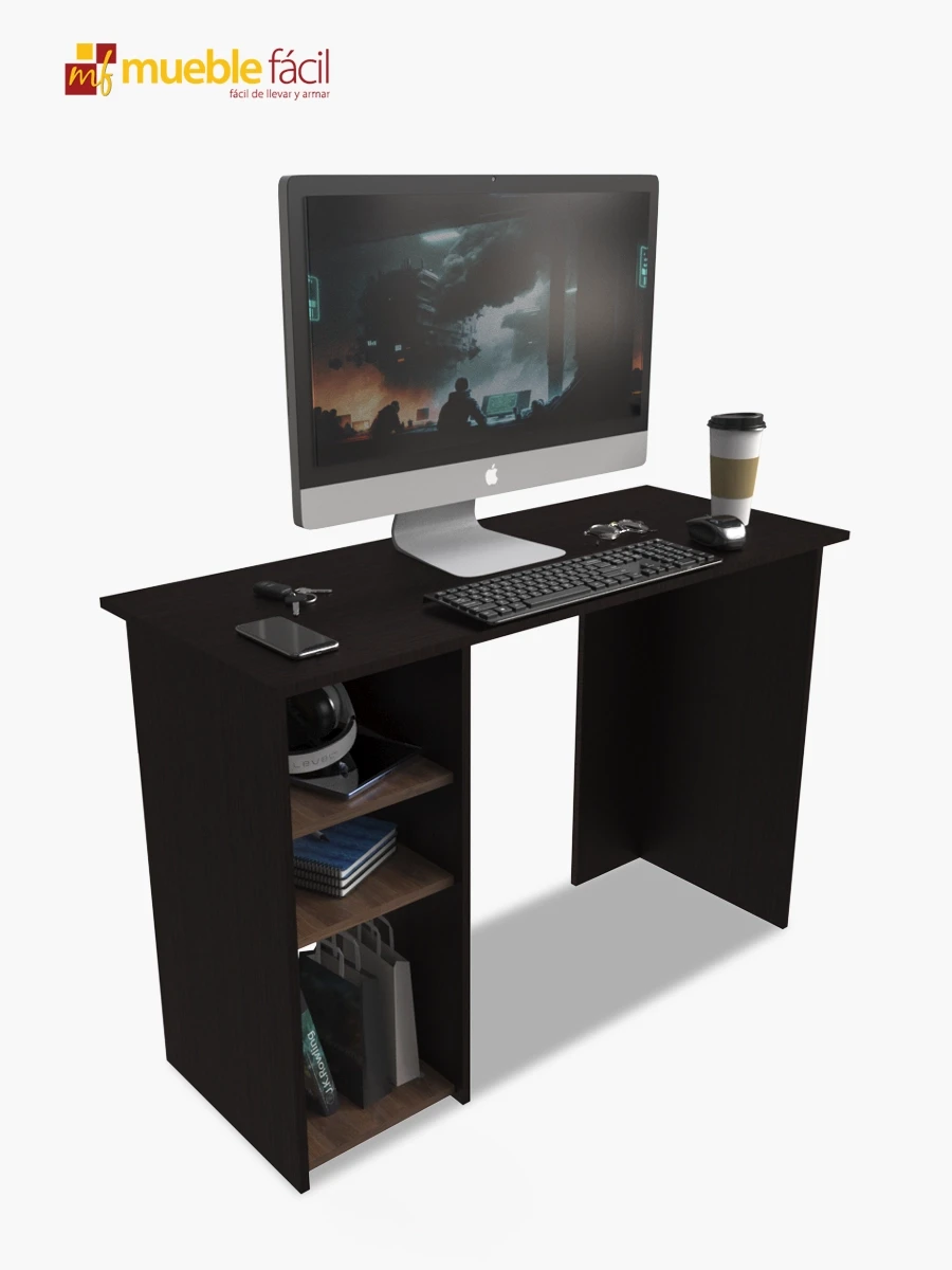 Escritorio Erizo Mueble Fácil |Wengue/ Arizona