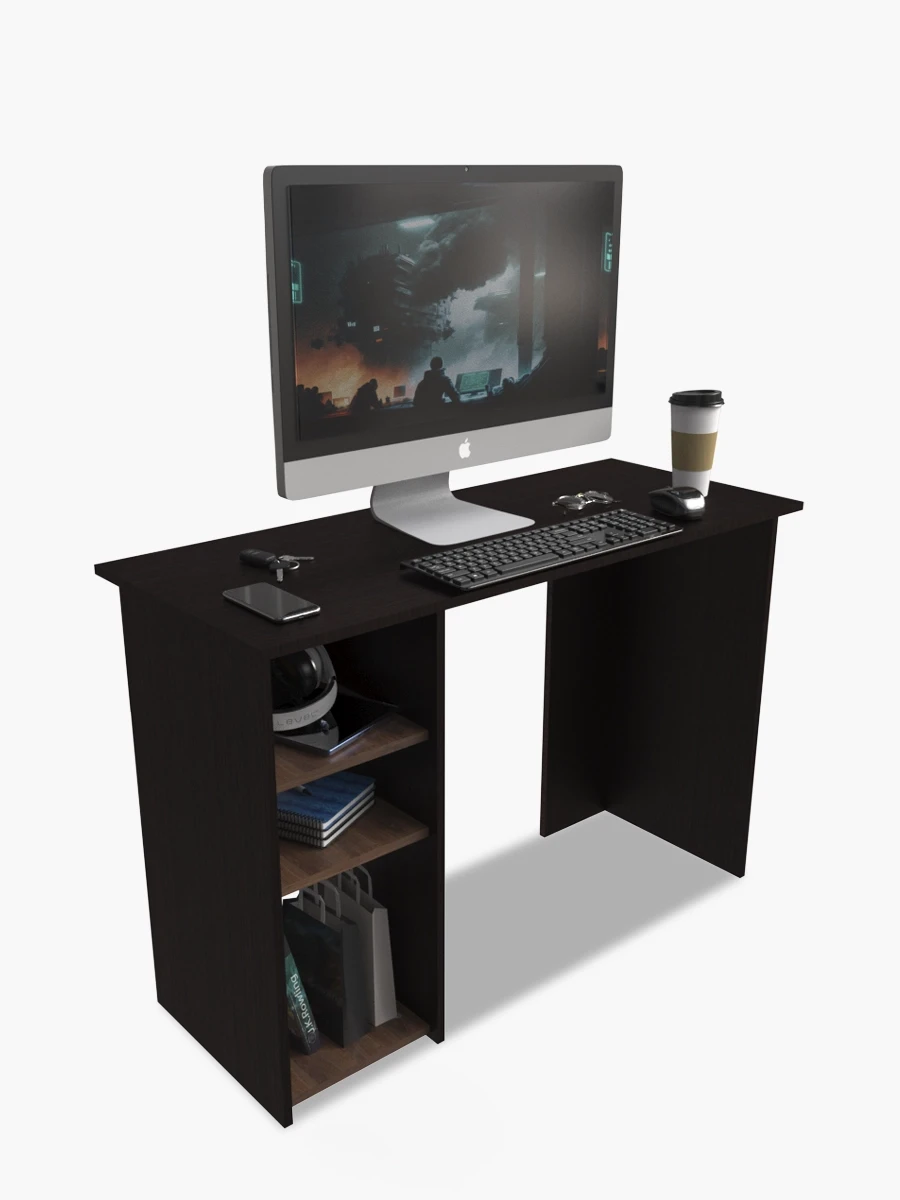 Escritorio Erizo Mueble Fácil |Wengue/ Arizona