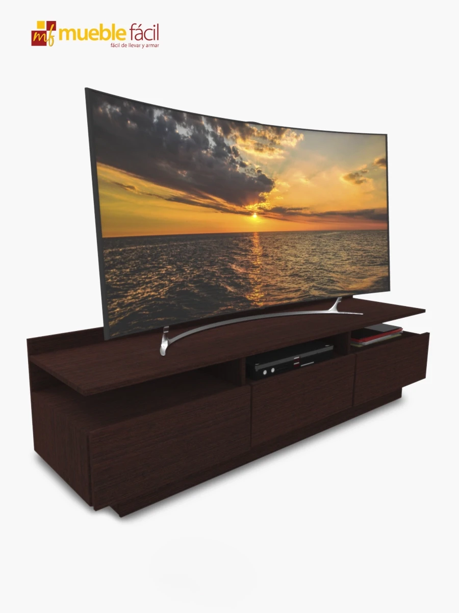 Mesa de TV Tarsa hasta 65" Mueble Fácil | Wengue