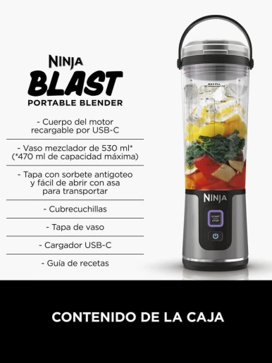 Licuadora Portátil Ninja Blast | Gris