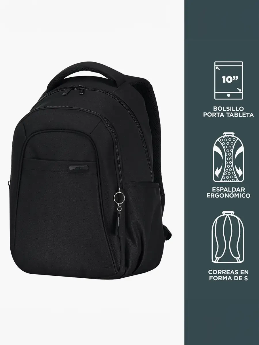 Totto - Mochila PC Wivetto | Negro