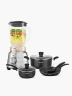 Combo Licuadora Oster Osterizer + Set Atria 7 Pcs | Silver