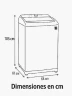 Lavadora Whirlpool WWG18CBHLA 18Kg | Blanco