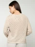 Blue Seven - Cardigan Casual Tejido Calado