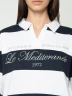Blue Seven - Camiseta Tipo Polo De Rayas