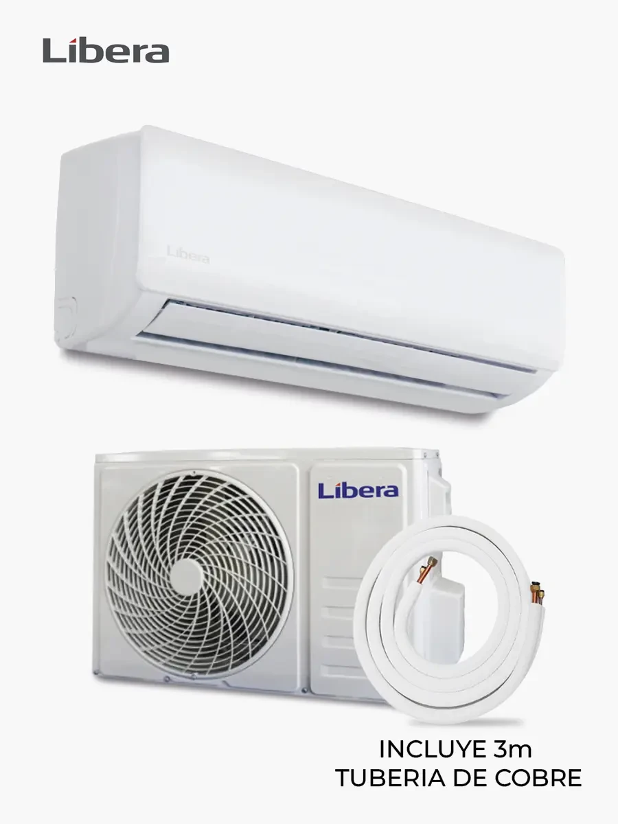 Aire Acondicionado Split Libera Alta Eficiencia | 12 000 BTU