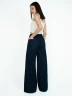 Fuera de Serie - Jeans Wide Leg Costura Decorativa