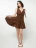 Vestido Corto de Tiras
