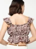 Blusa Crop Estampada