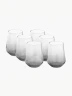 Set de Vasos de Vidrio X6 Warenhaus | Gris