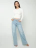 Bonage - Jeans Wide Leg de Tiro Alto