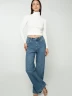 Bonage - Jeans Wide Leg de Talle Alto