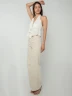 Bonage - Pantalón Wide Leg de Gabardina
