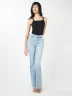 Bonage -Jean flare tiro alto