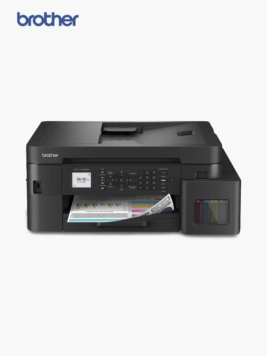 Impresora Brother MFC‑T930DW Multifunción Ink‑Tank | Blanco / Negro