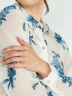 Camisa estampada floral con botones - Labelle